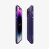 ACS04813 - iPhone 14 Pro Max Case Liquid Air in matte black showing the back